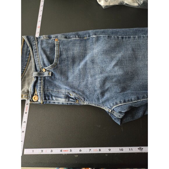 Levis Womens 529 Curvy Bootcut Denim Blue Jeans Size 12L Long Casual Boot Cut - Picture 7 of 11